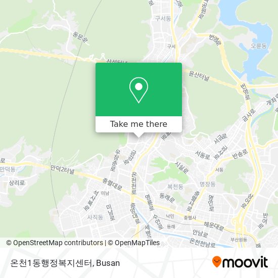 온천1동행정복지센터 map