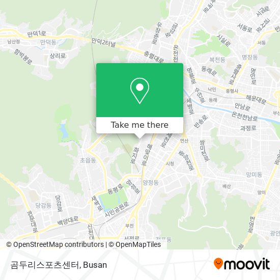 곰두리스포츠센터 map