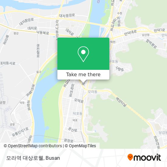 모라역 대상로웰 map