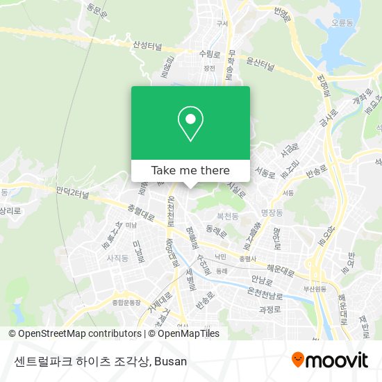 센트럴파크 하이츠 조각상 map