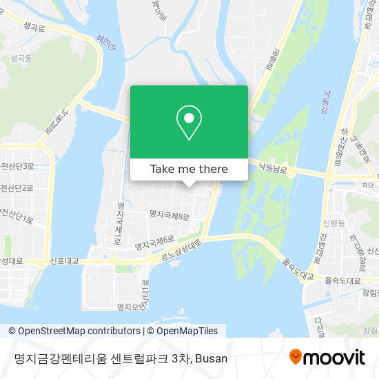 명지금강펜테리움 센트럴파크 3차 map