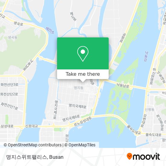 명지스위트팰리스 map