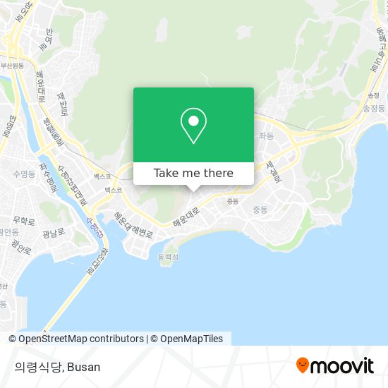 의령식당 map