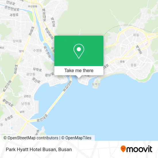 Park Hyatt Hotel Busan map