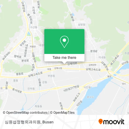 심원섭정형외과의원 map