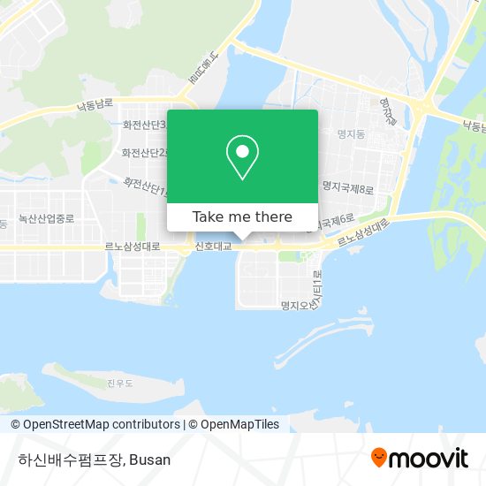 하신배수펌프장 map