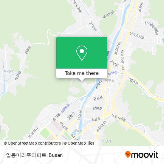 일동미라주아파트 map