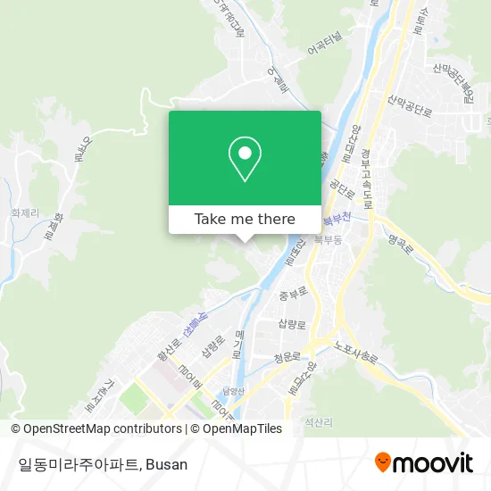 일동미라주아파트 map