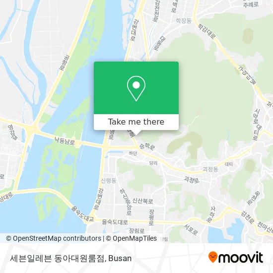 세븐일레븐 동아대원룸점 map