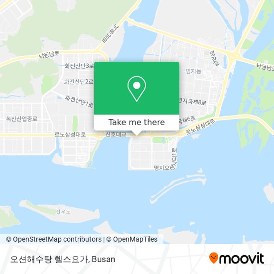 오션해수탕 헬스요가 map