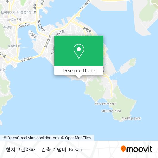 함지그린아파트 건축 기념비 map