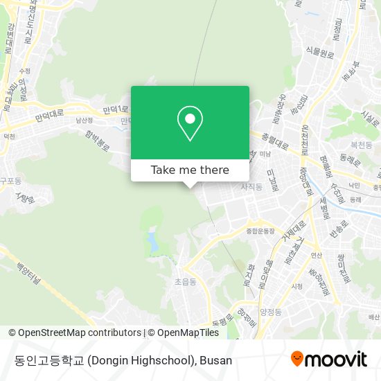 동인고등학교 (Dongin Highschool) map