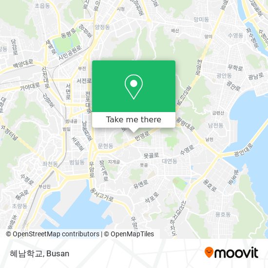 혜남학교 map