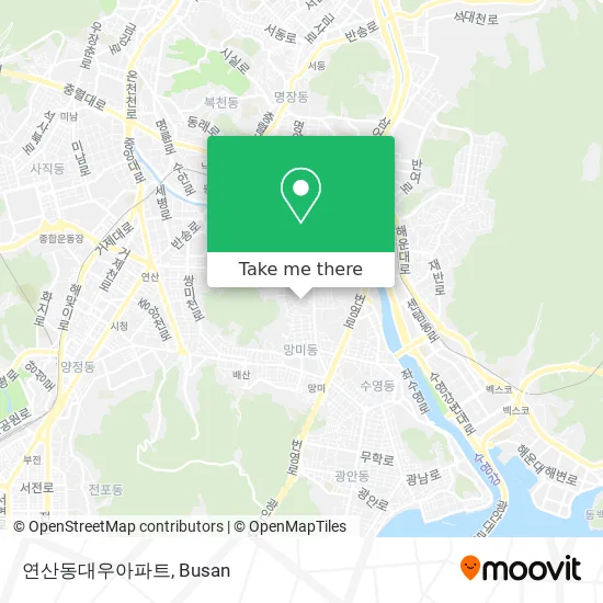 연산동대우아파트 map