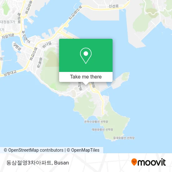 동삼절영3차아파트 map
