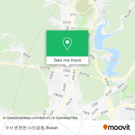 구서 온천천 시민공원 map