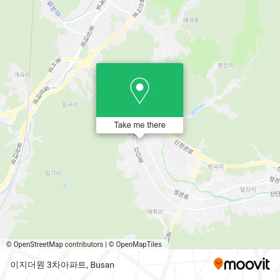 이지더원 3차아파트 map
