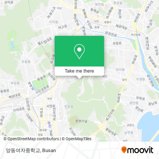 양동여자중학교 map