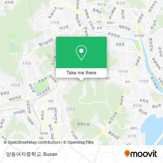 양동여자중학교 map