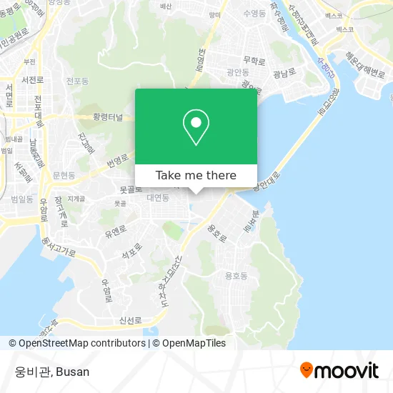 웅비관 map