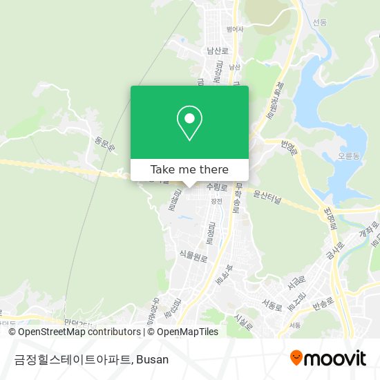 금정힐스테이트아파트 map