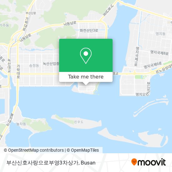 부산신호사랑으로부영3차상가 map