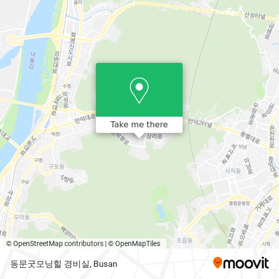 동문굿모닝힐 경비실 map