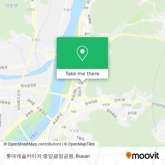 롯데캐슬카이저 중앙광장공원 map