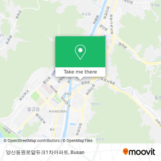 양산동원로얄듀크1차아파트 map