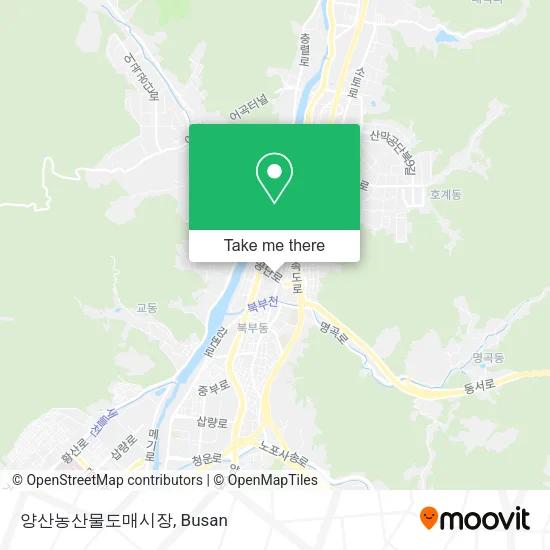 양산농산물도매시장 map