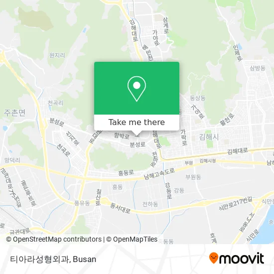 티아라성형외과 map