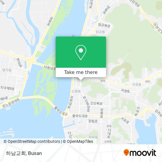 하남교회 map