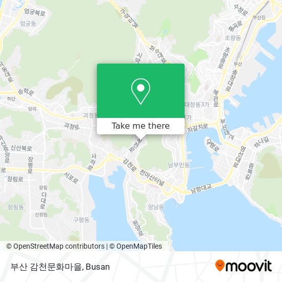 부산 감천문화마을 map