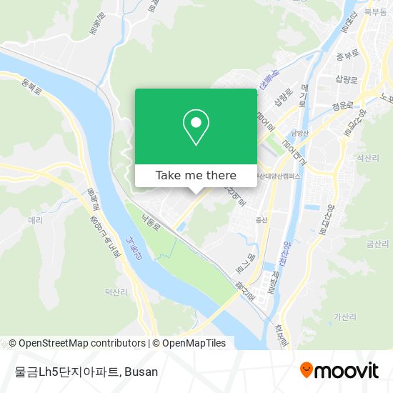 물금Lh5단지아파트 map