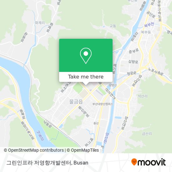 그린인프라 저영향개발센터 map