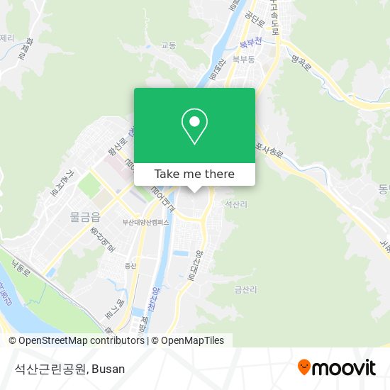 석산근린공원 map