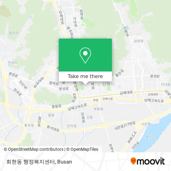 회현동 행정복지센터 map