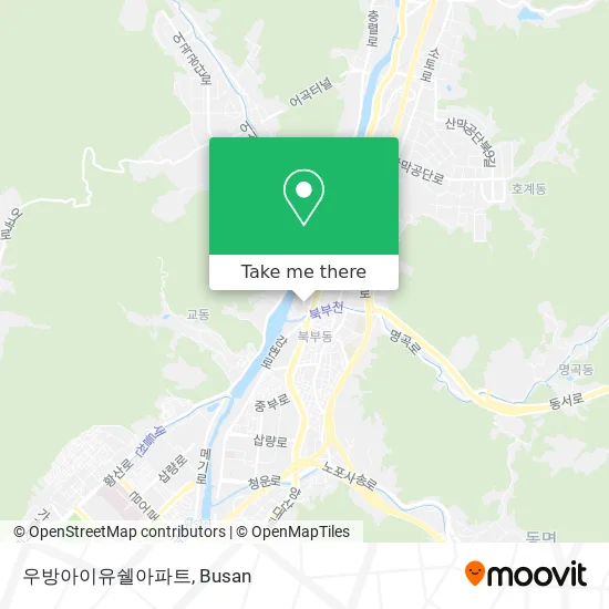 우방아이유쉘아파트 map