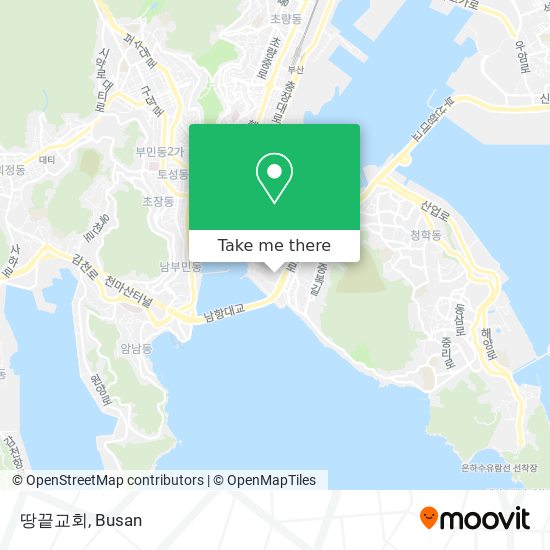 땅끝교회 map