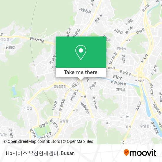 Hp서비스 부산연제센터 map
