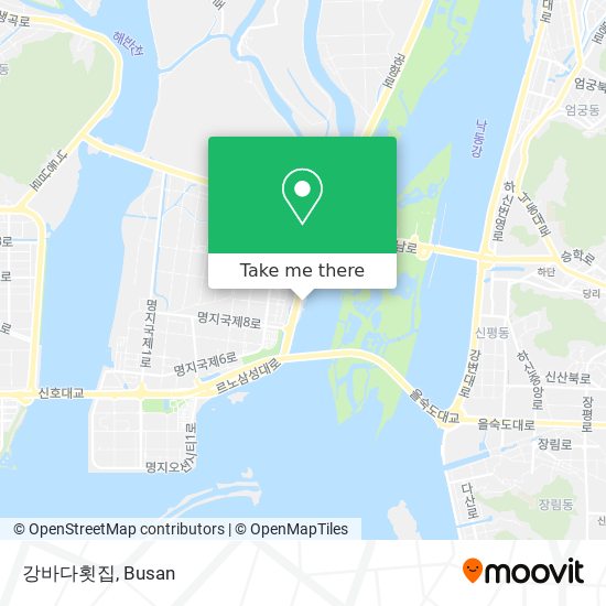 강바다횟집 map