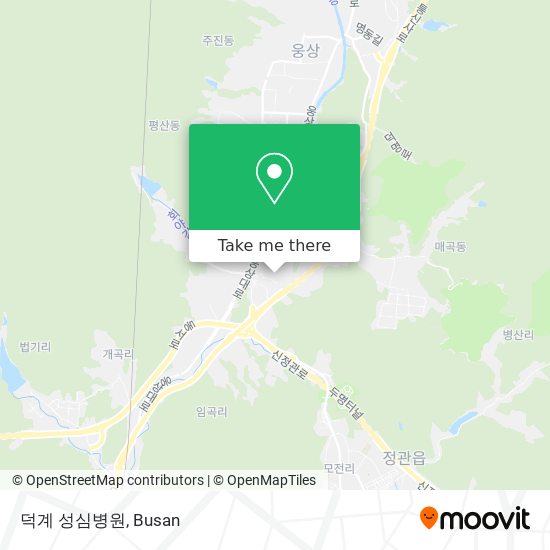 덕계 성심병원 map