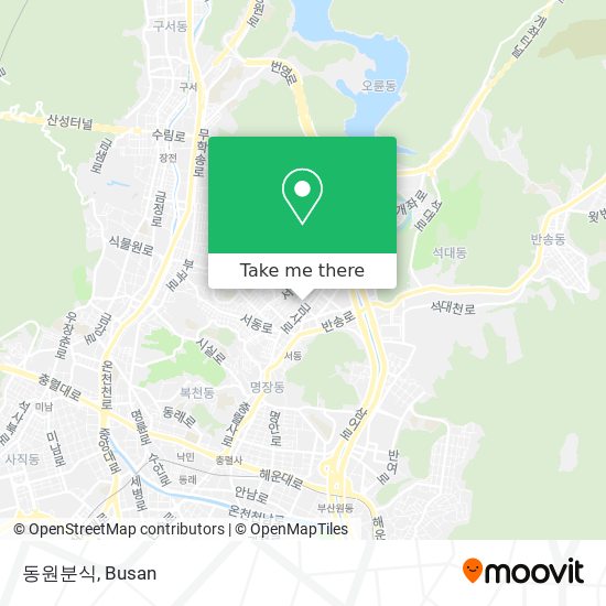 동원분식 map