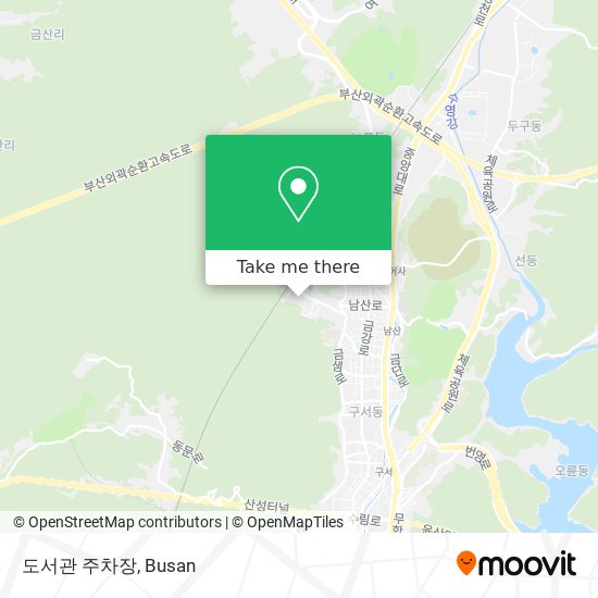 도서관 주차장 map