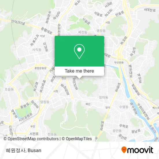 혜원정사 map