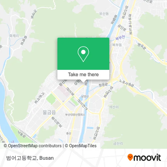 범어고등학교 map