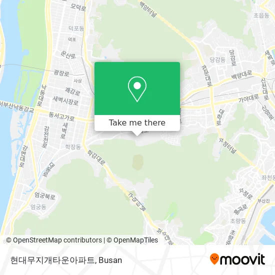 현대무지개타운아파트 map