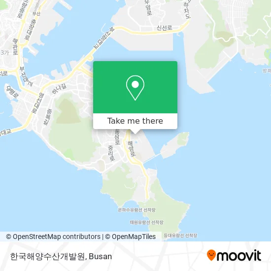 한국해양수산개발원 map