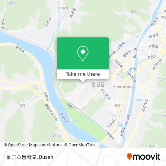 물금초등학교 map