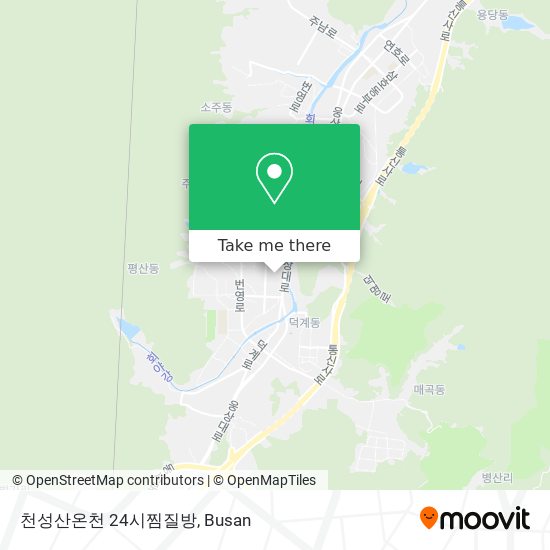 천성산온천 24시찜질방 map